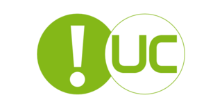 Importantflash UC Ausrufezeichen und UC in zwei Kreisen